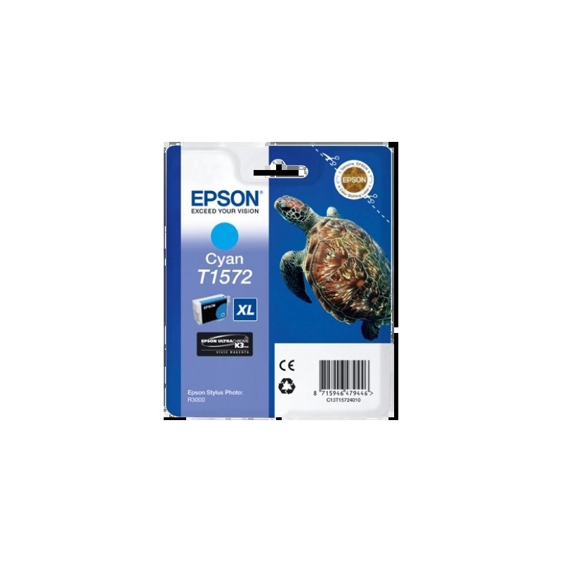 Epson T1572 Cyan Cartucho de Tinta Original - C13T15724010