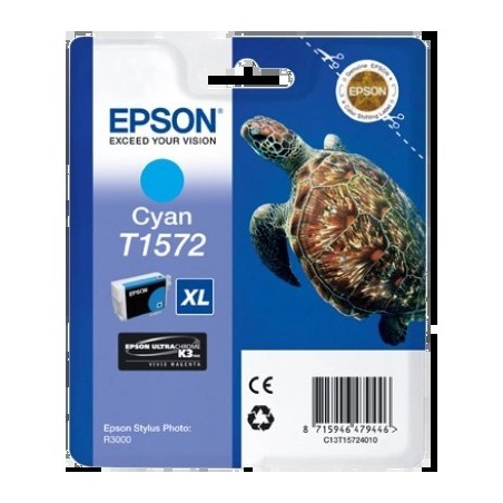 Epson T1572 Cyan Cartucho de Tinta Original - C13T15724010