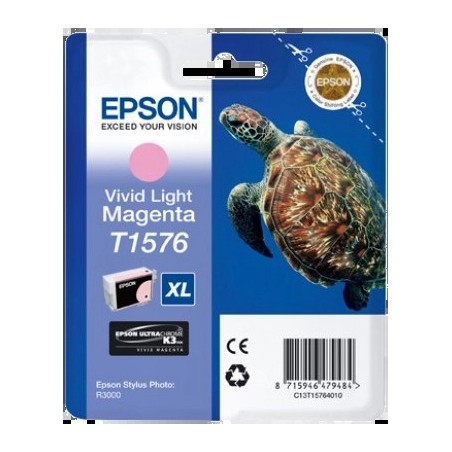 Epson T1576 Magenta Light Cartucho de Tinta Original - C13T15764010