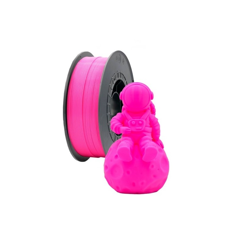 Filamento 3D PLA - Diametro 1.75mm - Bobina 1kg - Color Rosa Fluorescente