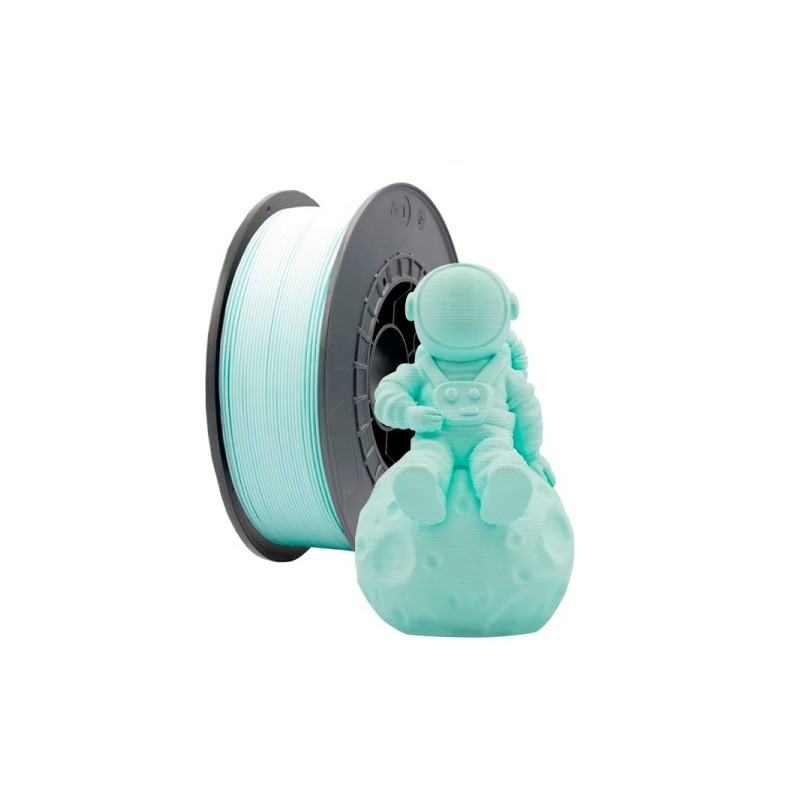 Filamento 3D PLA - Diametro 1.75mm - Bobina 1kg - Color Turquesa Claro