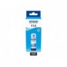 Epson 114 Cyan Botella de Tinta Pigmentada Original - C13T07B240