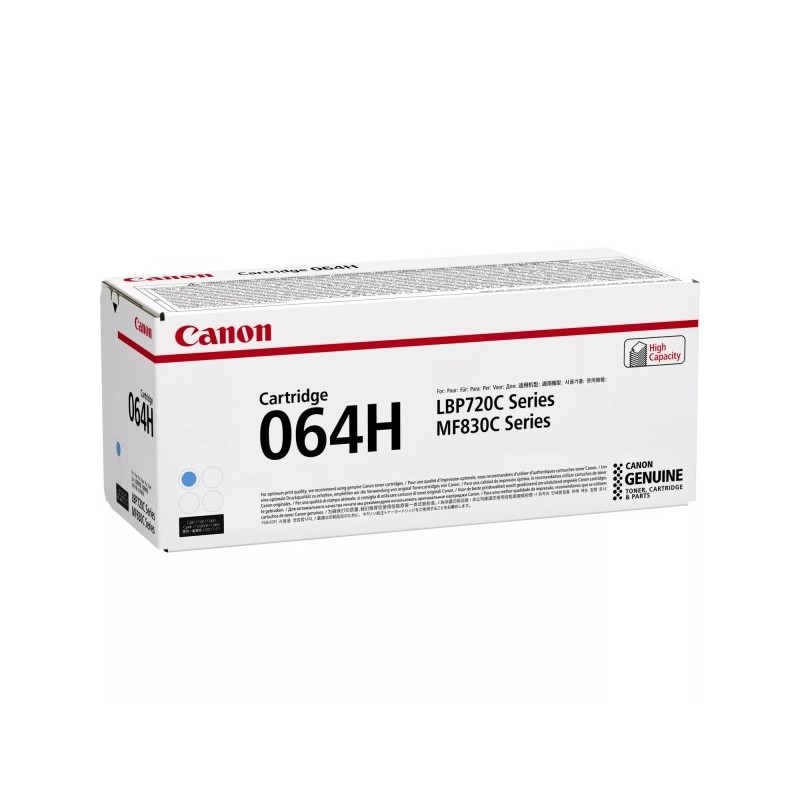 Canon 064H Cyan Cartucho de Toner Original - 4936C001