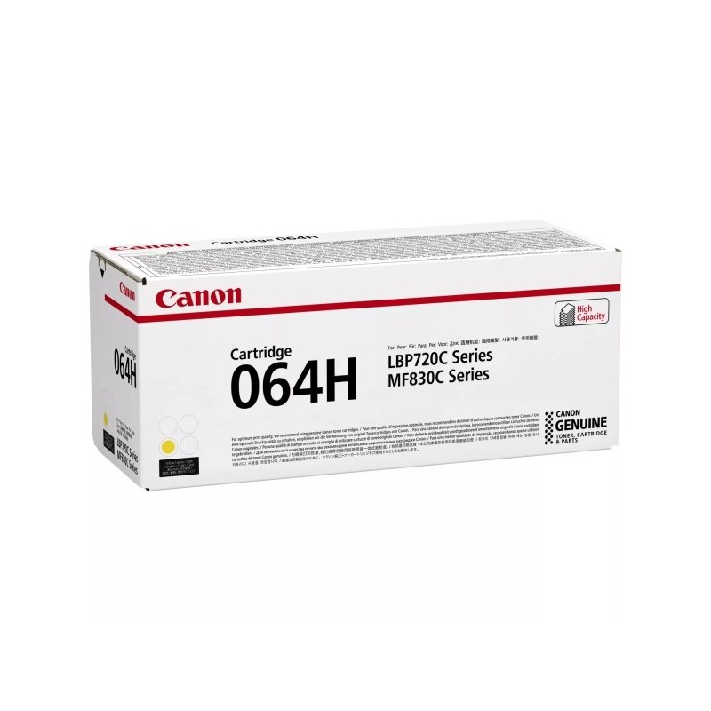 Canon 064H Amarillo Cartucho de Toner Original - 4932C001