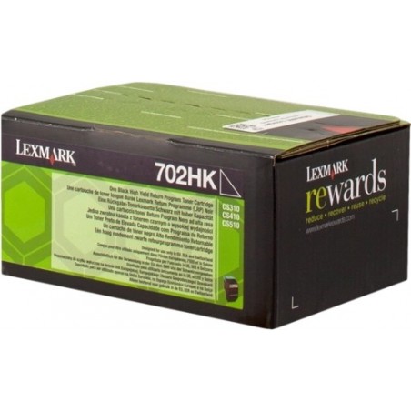 Lexmark CS310/CS410/CS510 Negro Cartucho de Toner Original - 70C2HK0/70C0H10/70C0H10/702HK