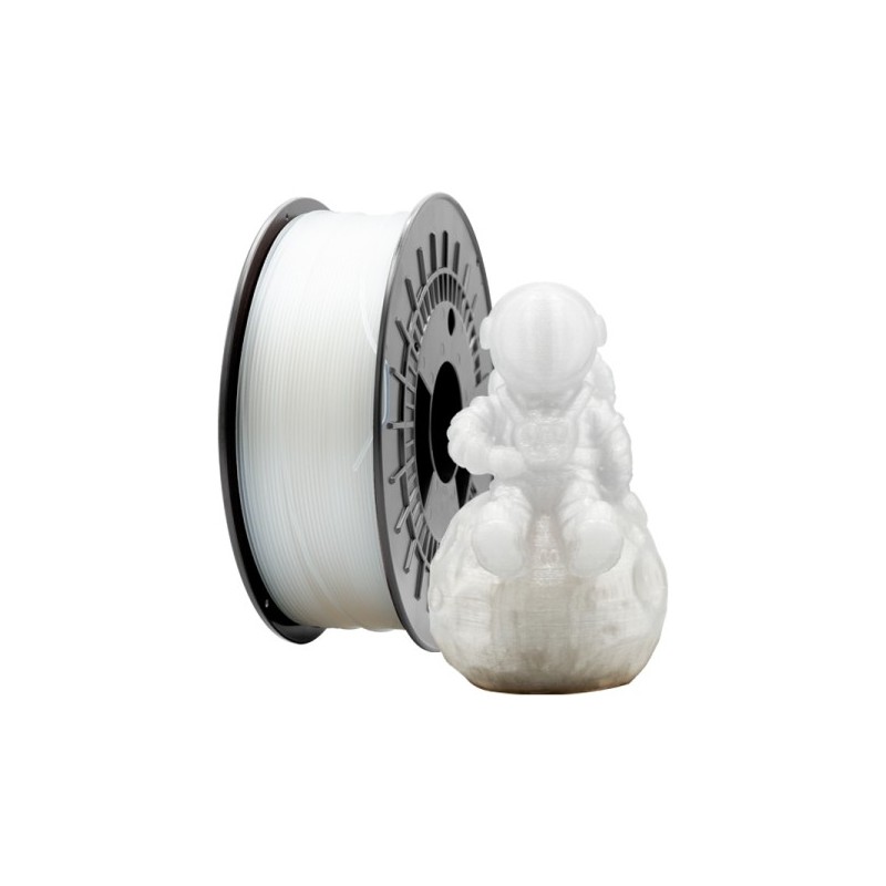 Filamento 3D PETG - Diametro 1.75mm - Bobina 1kg - Color Transparente