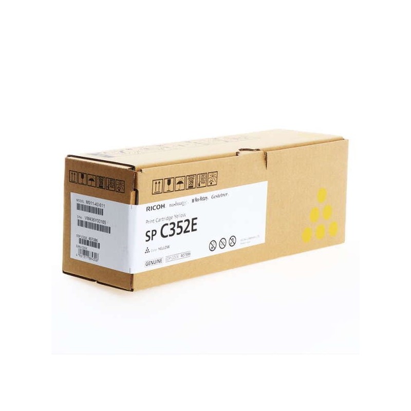 Ricoh SP C352E Amarillo Cartucho de Toner Original - 408218/SP C352E