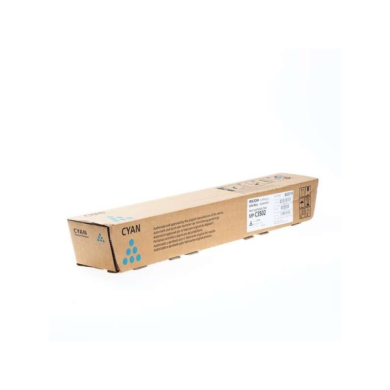 Ricoh Aficio MP-C3002/MP-C3502 Cyan Cartucho de Toner Original - 842019/841654/841742