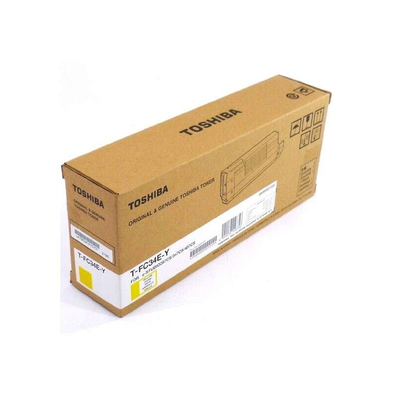 Toshiba T-FC34EY Amarillo Cartucho de Toner Original - 6A000001812