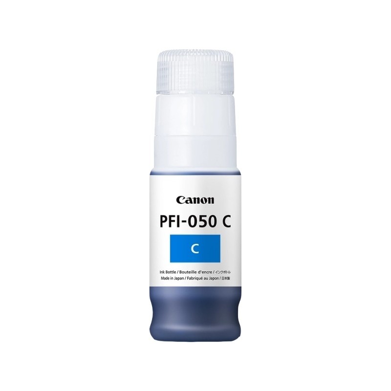 Canon PFI050 Cyan Botella de Tinta Original - PFI050C/5699C001