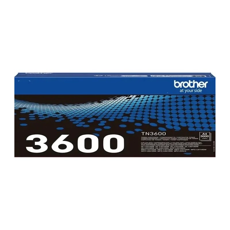 Brother TN3600 Negro Cartucho de Toner Original - TN3600