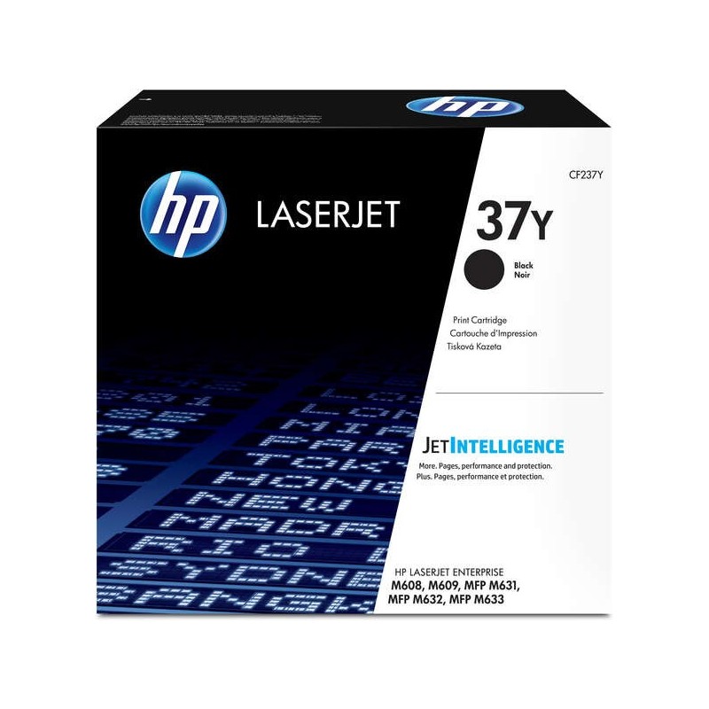 HP CF237Y Negro Cartucho de Toner Original - 37Y