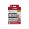 Canon PG545XL Negro + CL546XL Color Pack de 3 Cartuchos de Tinta Originales + 50 Hojas de Papel Fotografico - 8286B015