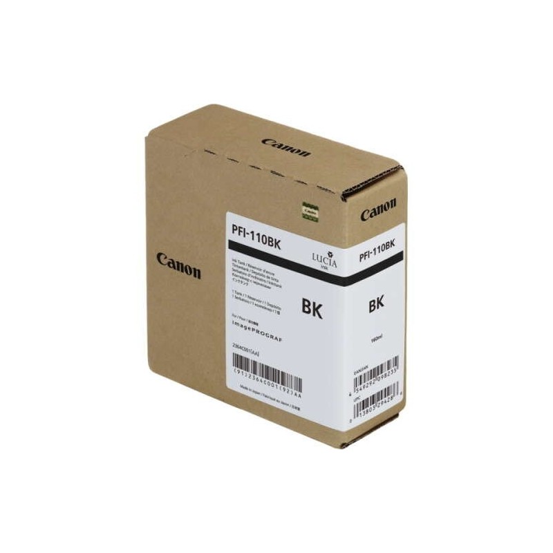Canon PFI110 Negro Cartucho de Tinta Original - 2364C001