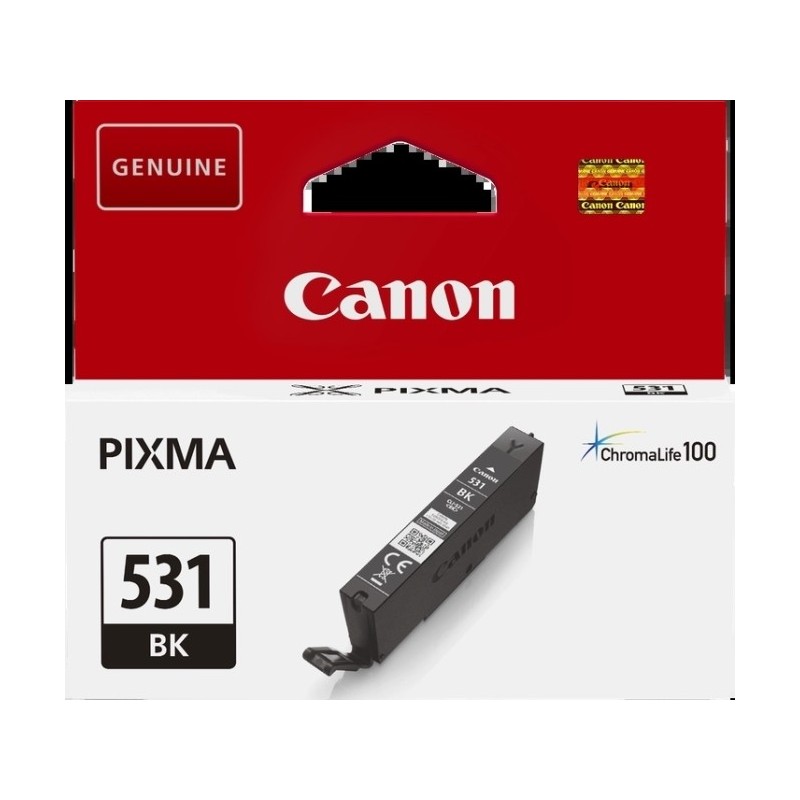 Canon CLI531 Negro Cartucho de Tinta Original - 6118C001/CLI531BK