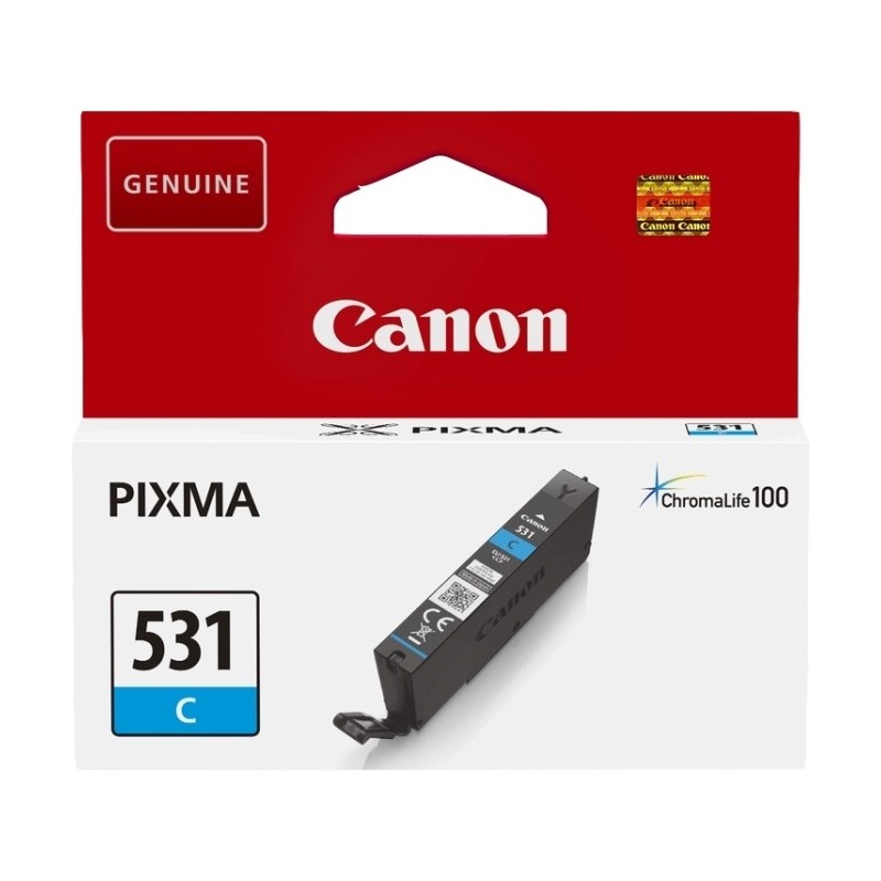 Canon CLI531 Cyan Cartucho de Tinta Original - 6119C001/CLI531C