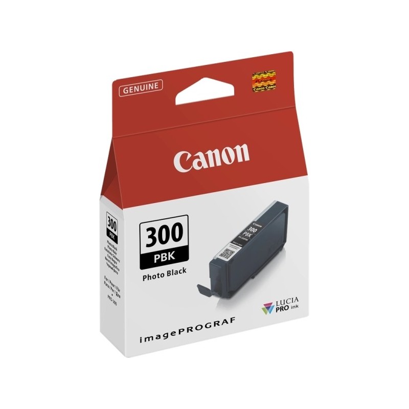 Canon PFI300 Negro Photo Cartucho de Tinta Original - 4193C001/PFI300PBK