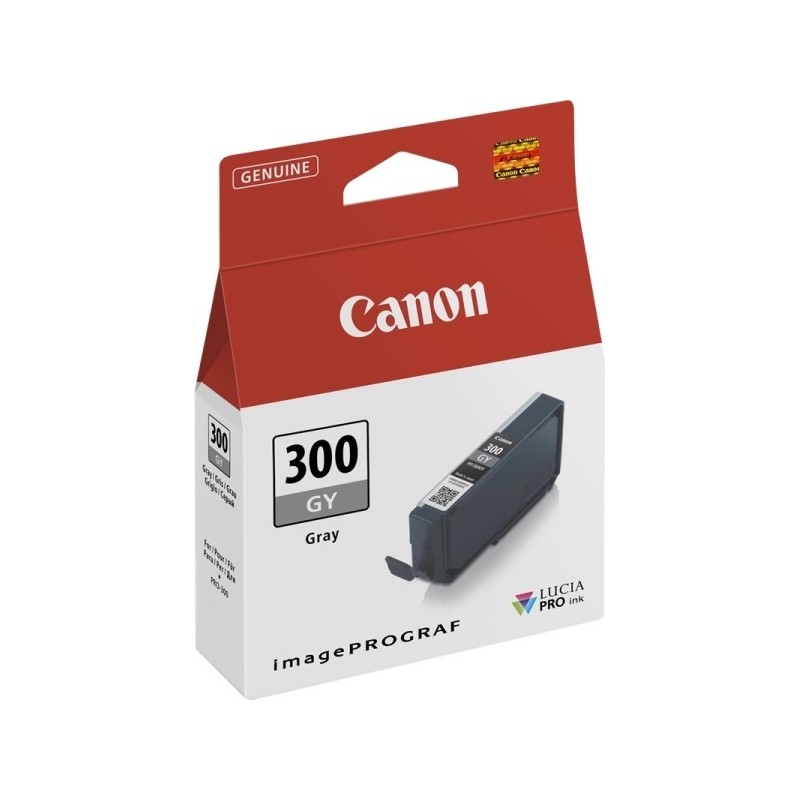 Canon PFI300 Gris Cartucho de Tinta Original - 4200C001/PFI300GY
