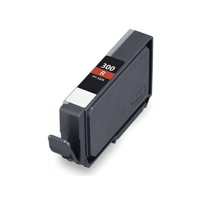 Canon PFI300 Rojo Cartucho de Tinta Pigmentada Generico - Reemplaza 4199C001/PFI300R