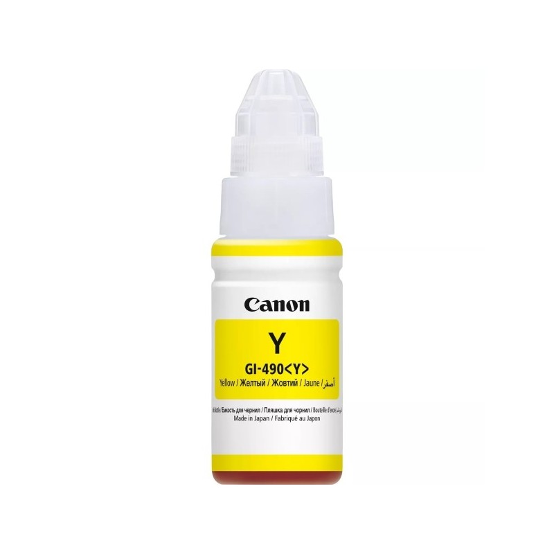 Canon GI490 Amarillo Botella de Tinta Original - GI490Y/0666C001