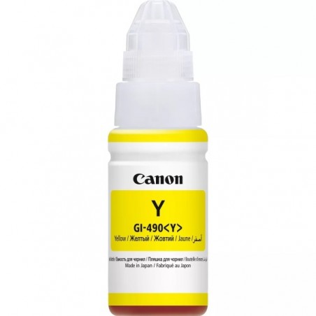 Canon GI490 Amarillo Botella de Tinta Original - GI490Y/0666C001