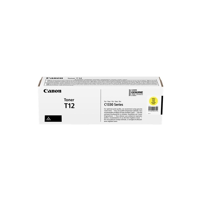 Canon T12 Amarillo Cartucho de Toner Original - 5095C006
