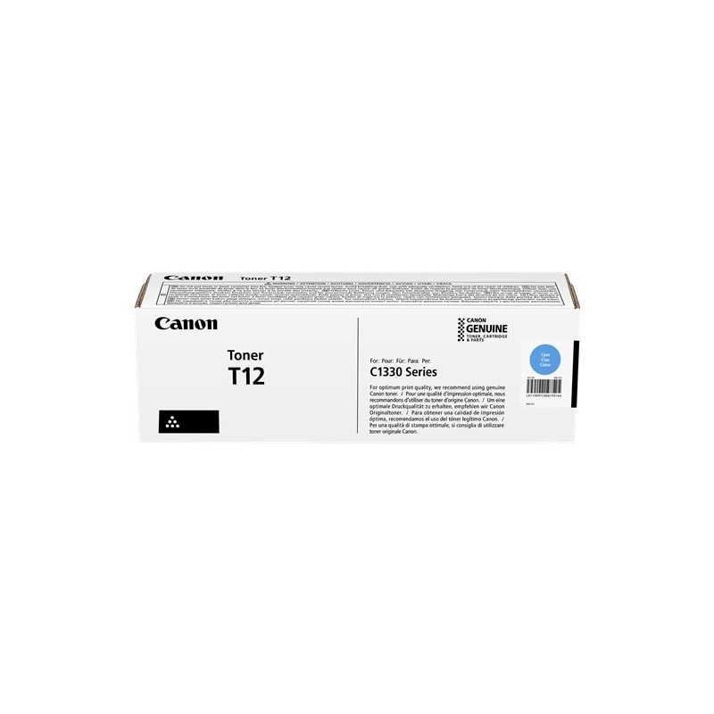 Canon T12 Cyan Cartucho de Toner Original - 5097C006