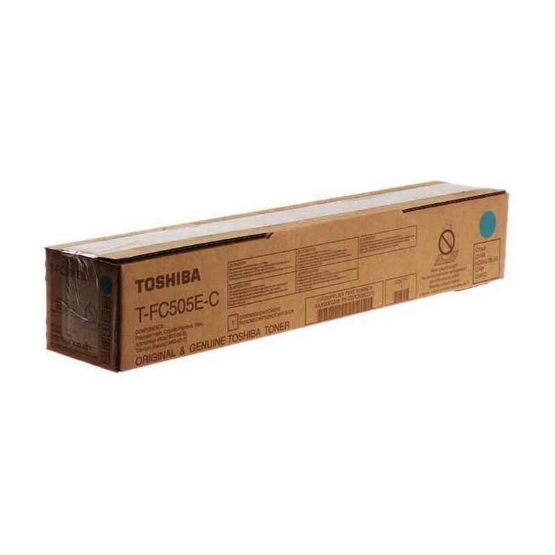 Toshiba T-FC505EC Cyan Cartucho de Toner Original - 6AJ00000290