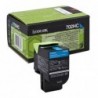 Lexmark CS310/CS410/CS510 Cyan Cartucho de Toner Original - 70C2HC0/70C2HCE/70C0H20/702HC