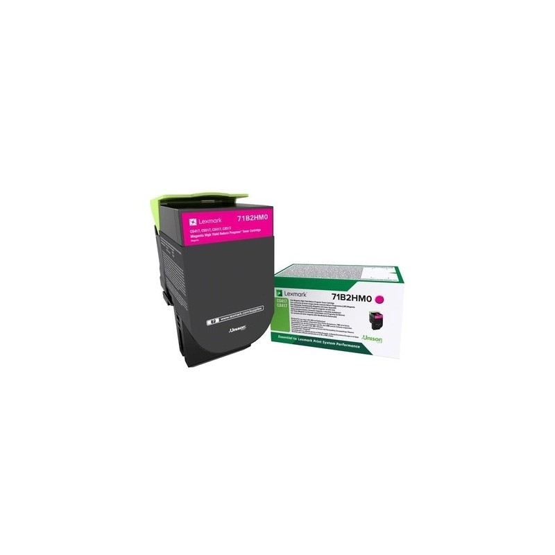 Lexmark CS417/CX417/CS517/CX517 Magenta Cartucho de Toner Original - 71B2HM0/71B0H30
