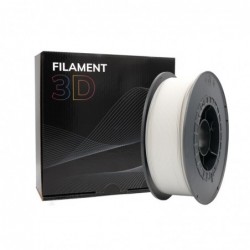 Filamento 3D PLA - Diametro 1.75mm - Bobina 1kg - Color Blanco