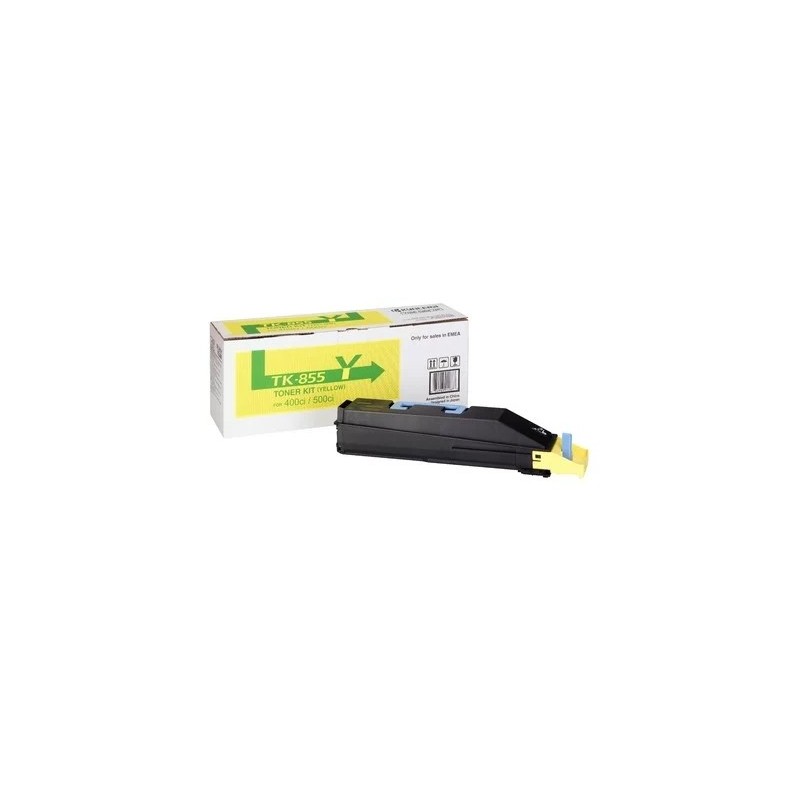 Kyocera TK855Y Amarillo Cartucho de Toner Original - 1T02H7AEU0/TK855Y