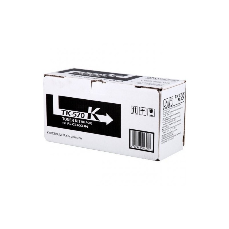 Kyocera TK570K Negro Cartucho de Toner Original - 1T02HG0EU0/TK570K