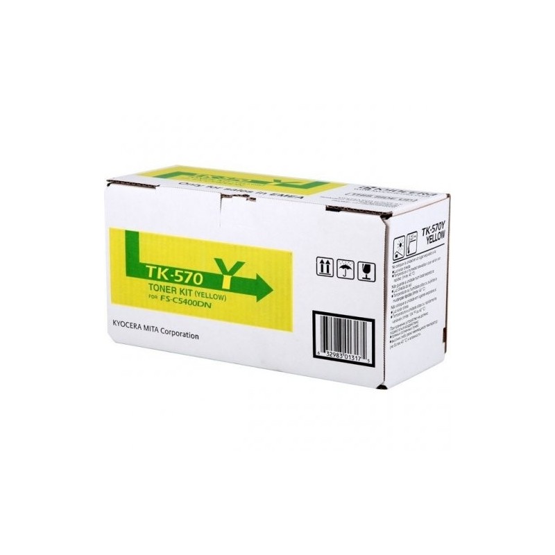 Kyocera TK570Y Amarillo Cartucho de Toner Original - 1T02HGAEU0/TK570Y