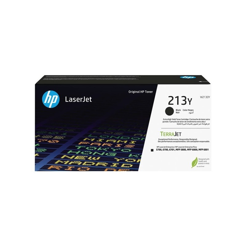 HP W2130Y Negro Cartucho de Toner Original - 213Y