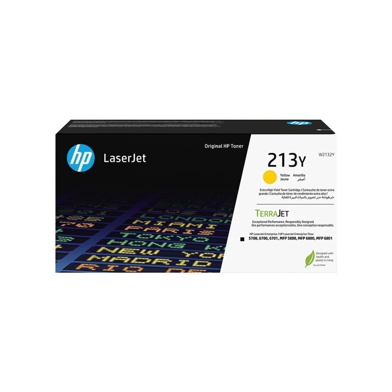 HP W2132Y Amarillo Cartucho de Toner Original - 213Y