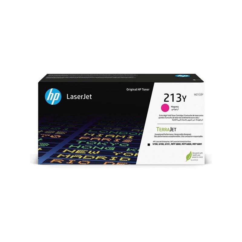HP W2133Y Magenta Cartucho de Toner Original - 213Y
