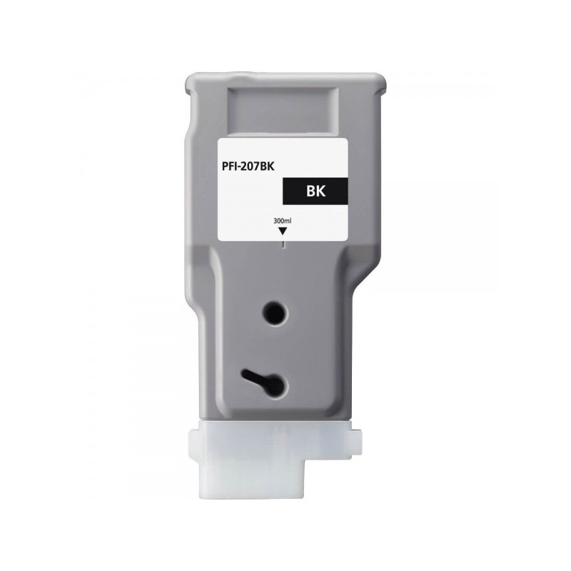 Canon PFI207 Negro Cartucho de Tinta Generico - Reemplaza PFI207BK/8789B001