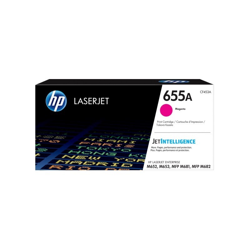 HP CF453A Magenta Cartucho de Toner Original - 655A