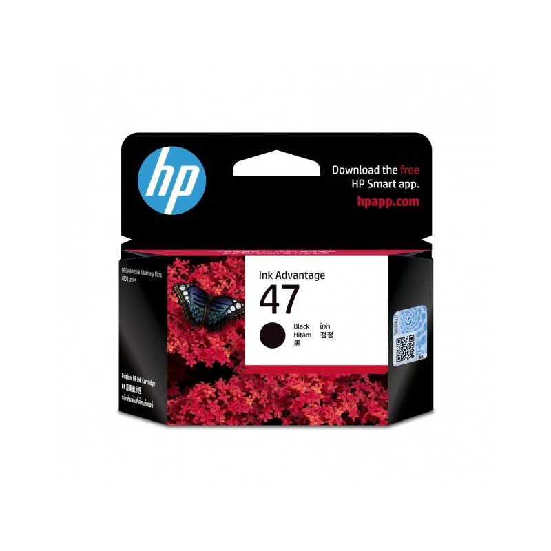 HP 6ZD21AE Negro Cartucho de Tinta Original - 47