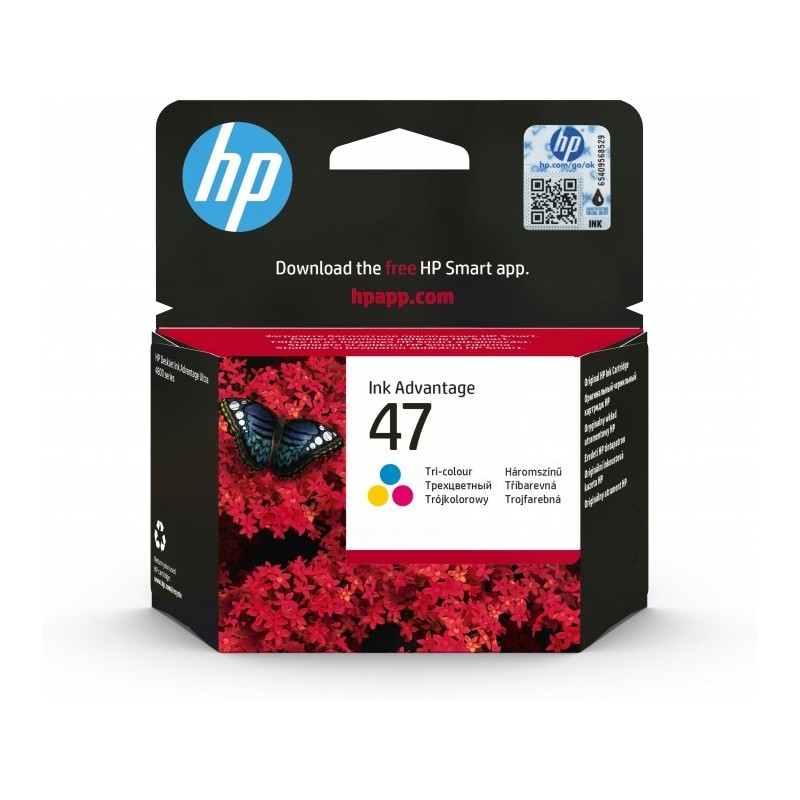 HP 6ZD61AE Color Cartucho de Tinta Original - 47