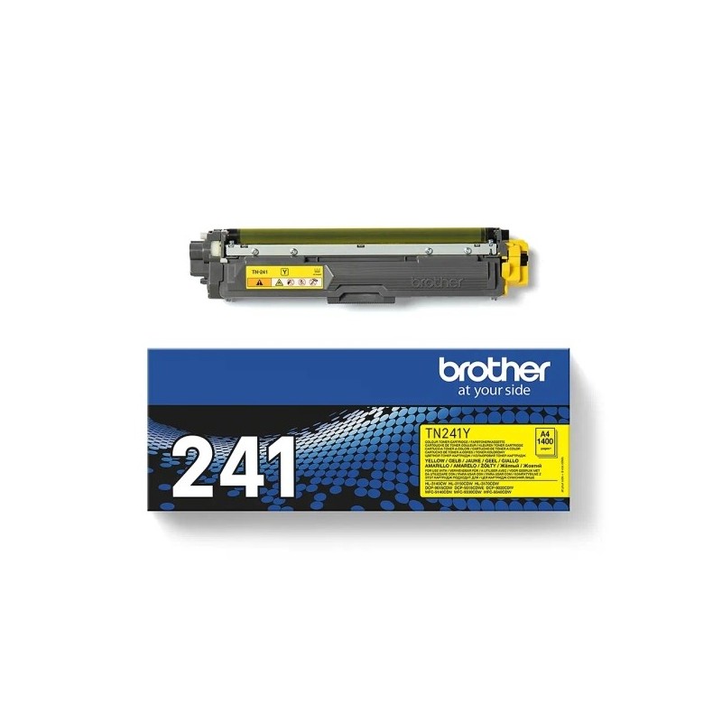 Brother TN241 Amarillo Cartucho de Toner Original - TN241Y