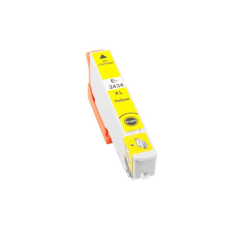 Epson T2434/T2424 (24XL) Amarillo Cartucho de Tinta Generico - Reemplaza C13T24344012/C13T24244012